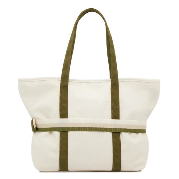 Canvas Tote with Buckle NWT - Picture 2 of 5